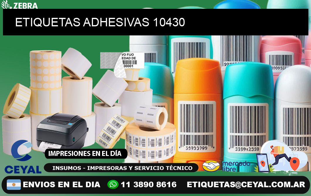 ETIQUETAS ADHESIVAS 10430