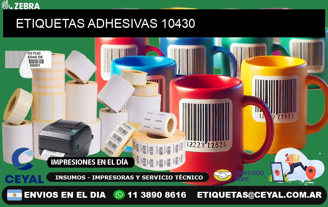 ETIQUETAS ADHESIVAS 10430