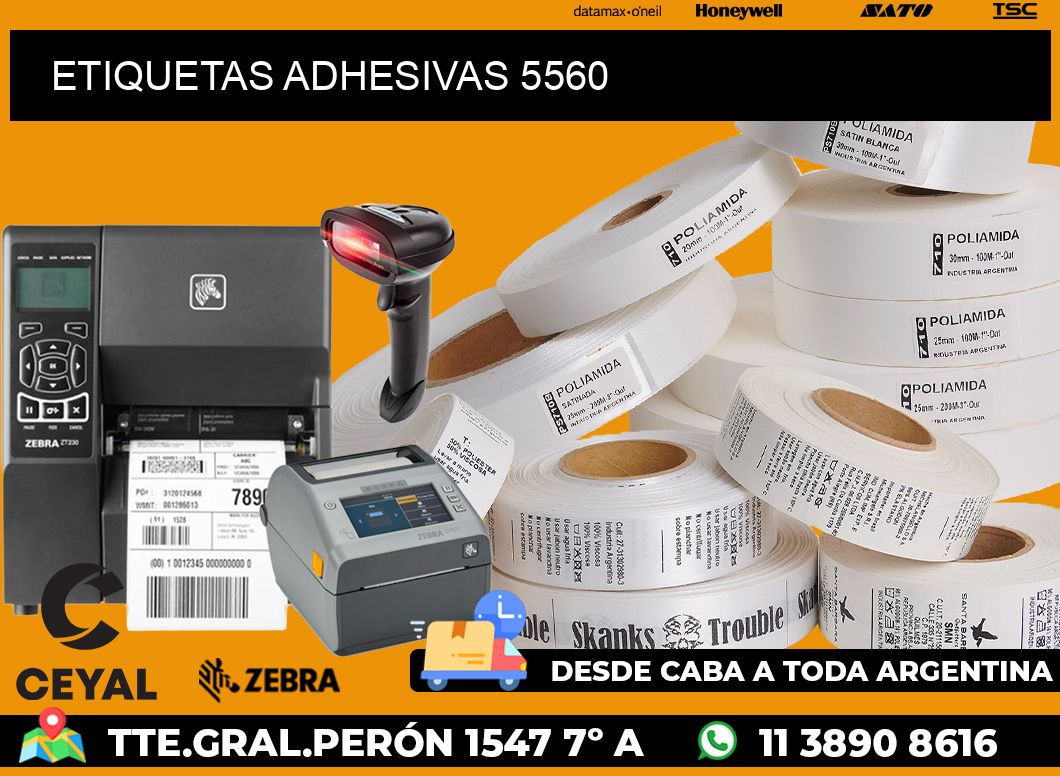 ETIQUETAS ADHESIVAS 5560