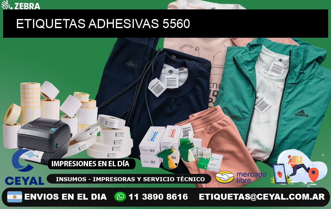 ETIQUETAS ADHESIVAS 5560