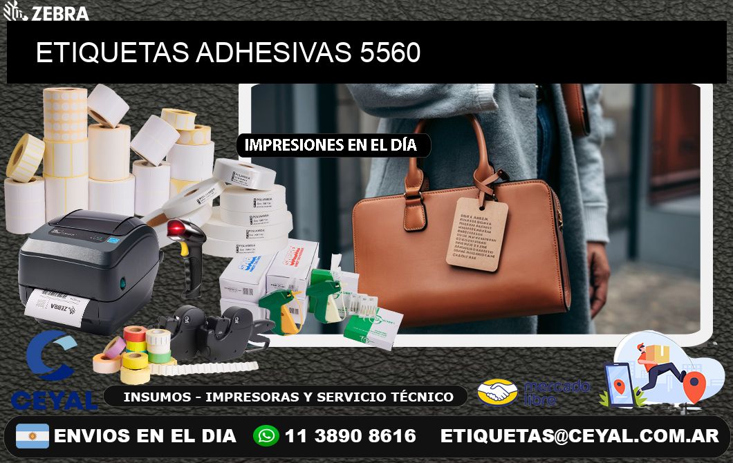 ETIQUETAS ADHESIVAS 5560