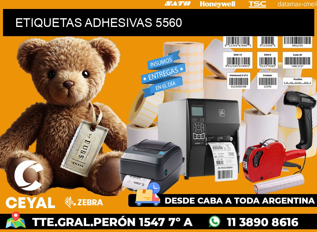 ETIQUETAS ADHESIVAS 5560