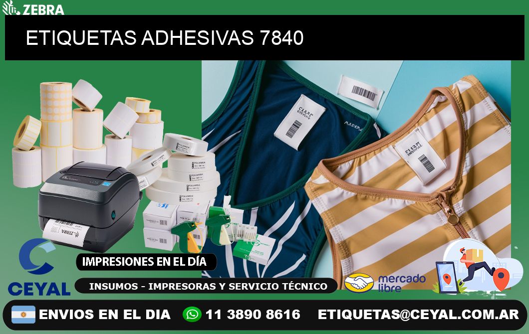 ETIQUETAS ADHESIVAS 7840