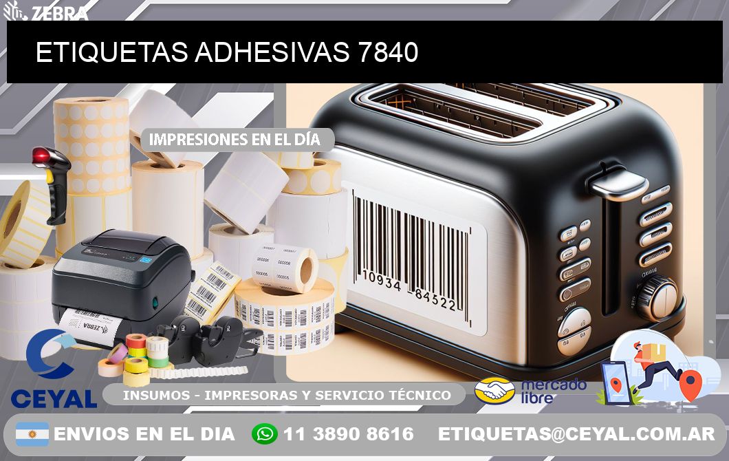 ETIQUETAS ADHESIVAS 7840