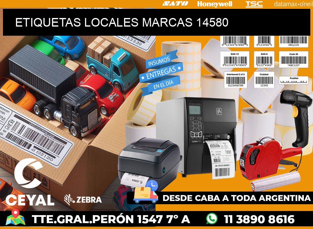 ETIQUETAS LOCALES MARCAS 14580