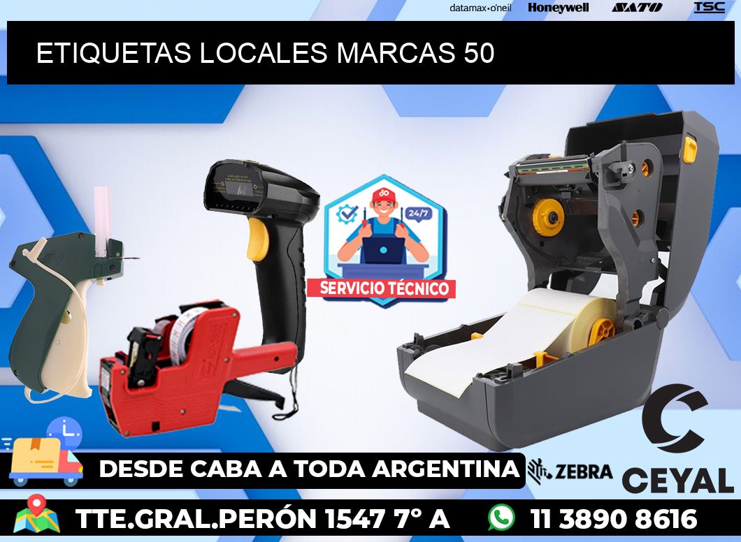 ETIQUETAS LOCALES MARCAS 50