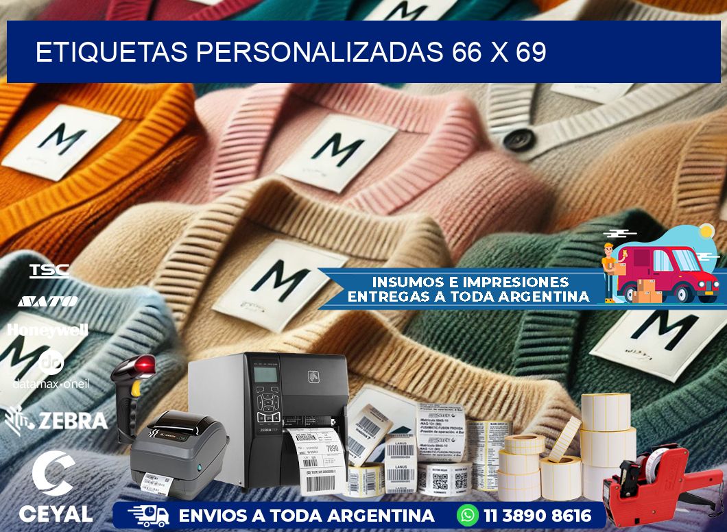 ETIQUETAS PERSONALIZADAS 66 x 69