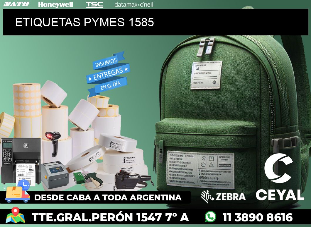 ETIQUETAS PYMES 1585
