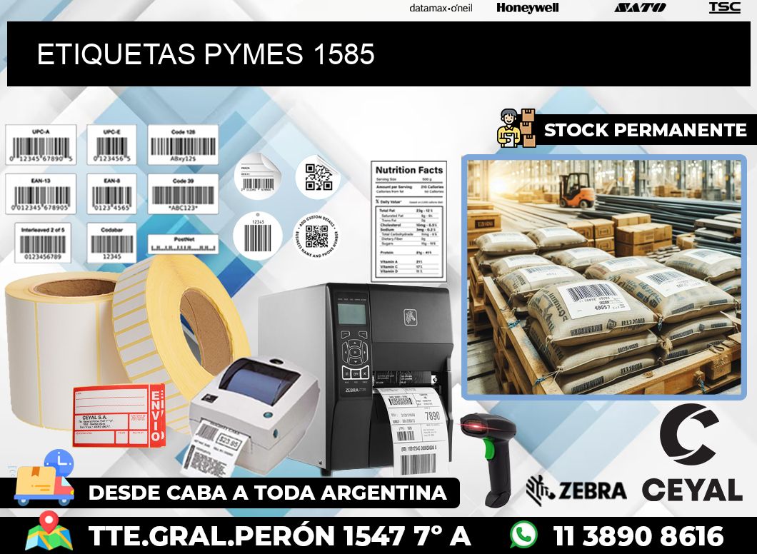 ETIQUETAS PYMES 1585