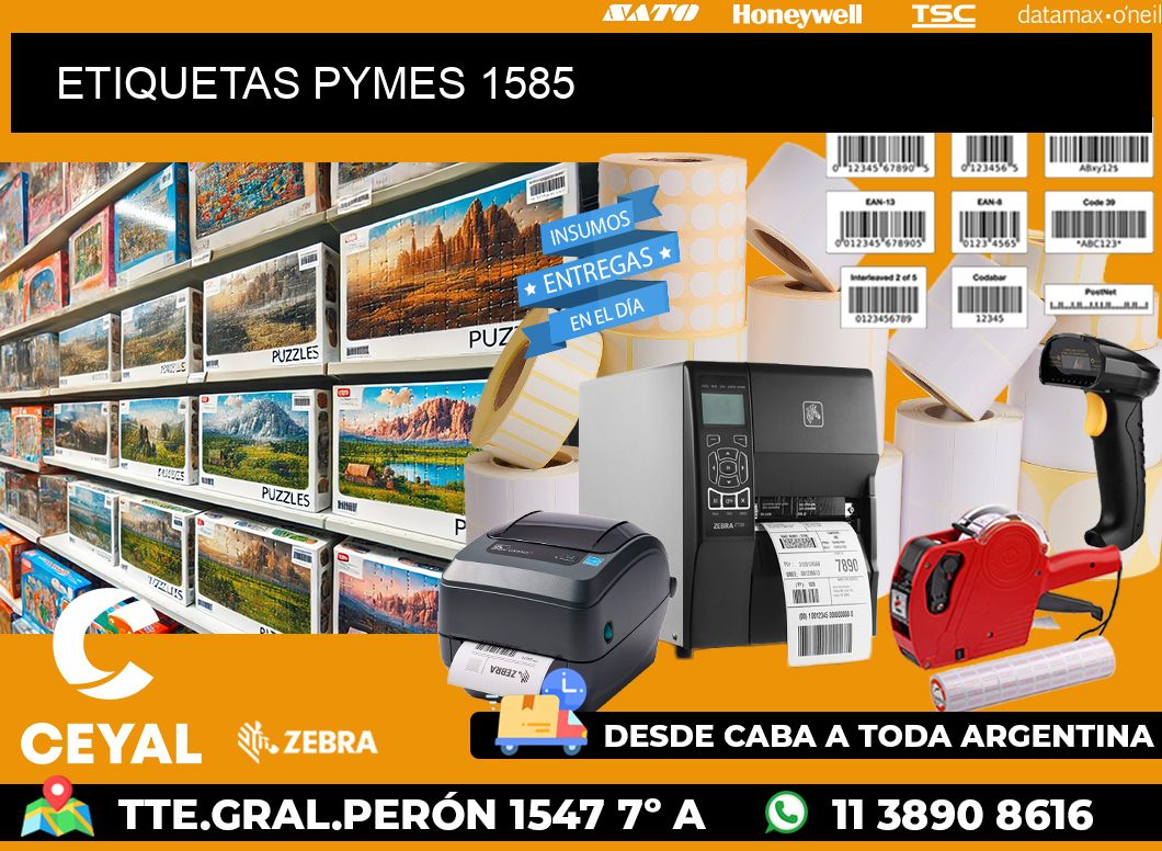 ETIQUETAS PYMES 1585