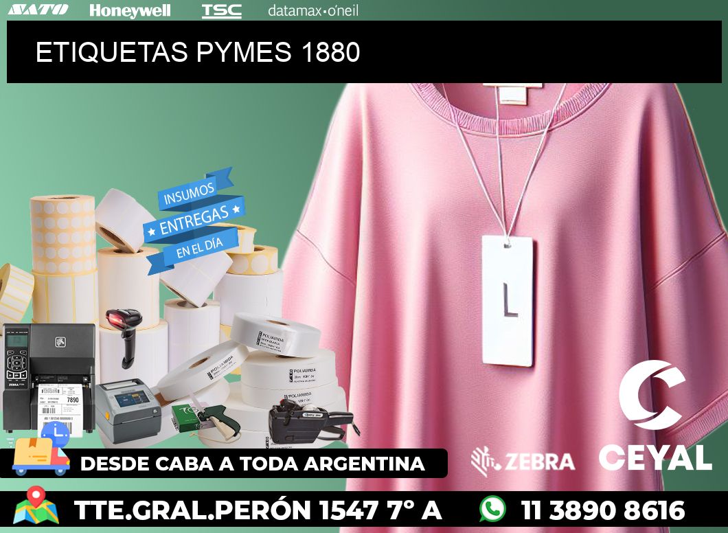 ETIQUETAS PYMES 1880