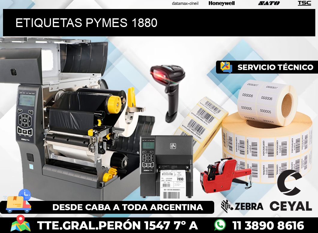 ETIQUETAS PYMES 1880