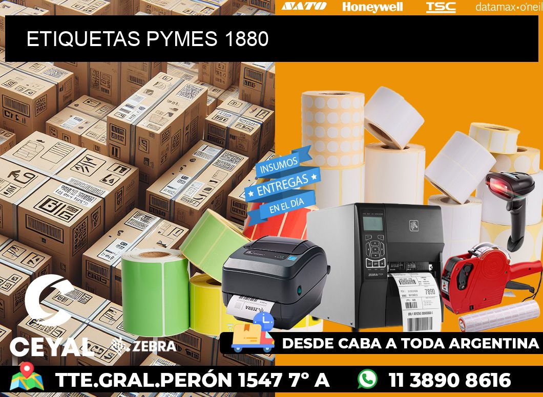 ETIQUETAS PYMES 1880