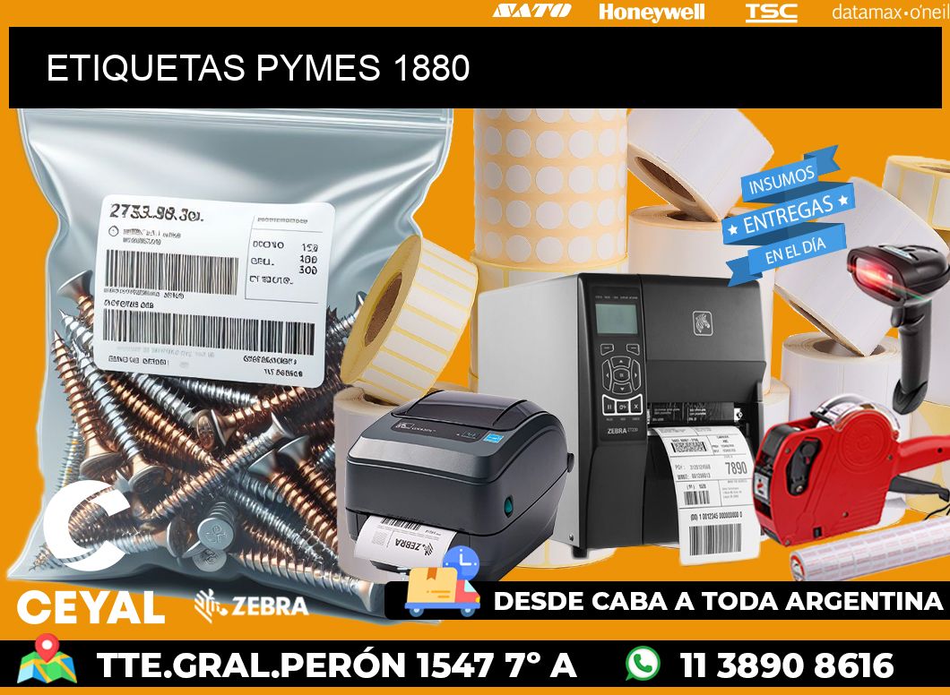 ETIQUETAS PYMES 1880