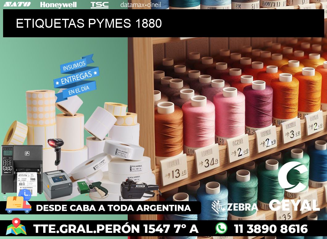 ETIQUETAS PYMES 1880