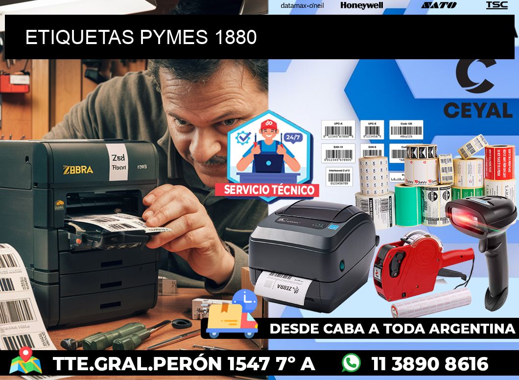 ETIQUETAS PYMES 1880