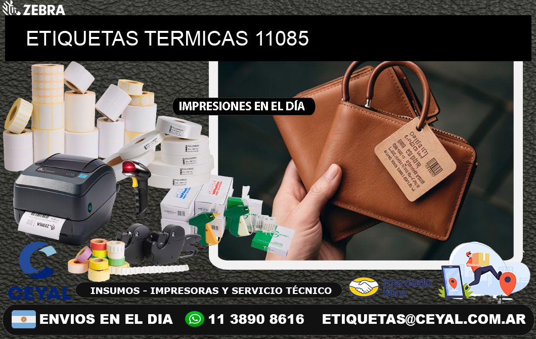 ETIQUETAS TERMICAS 11085