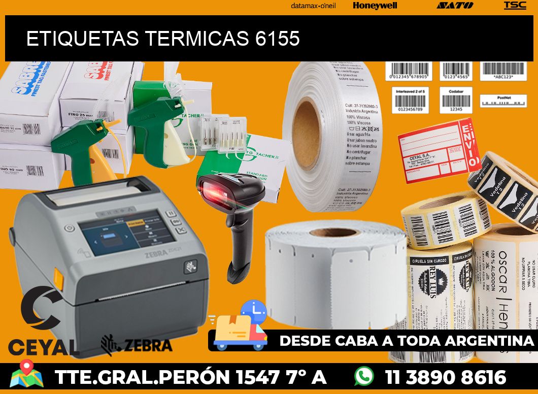 ETIQUETAS TERMICAS 6155