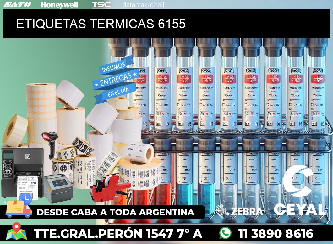 ETIQUETAS TERMICAS 6155