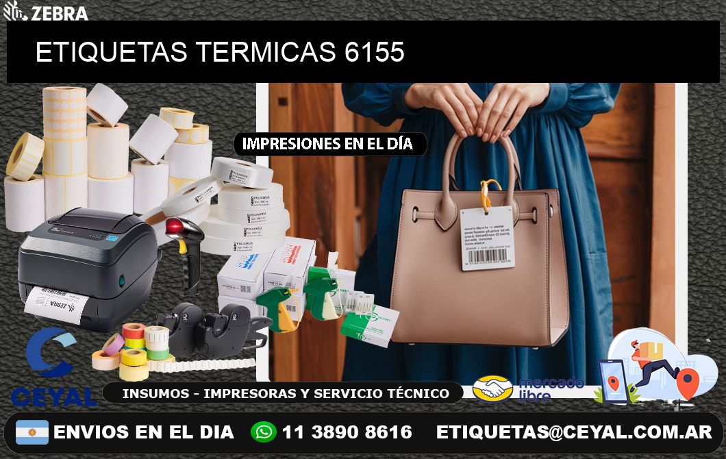 ETIQUETAS TERMICAS 6155