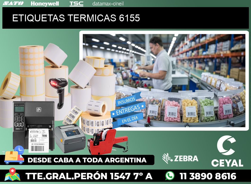 ETIQUETAS TERMICAS 6155