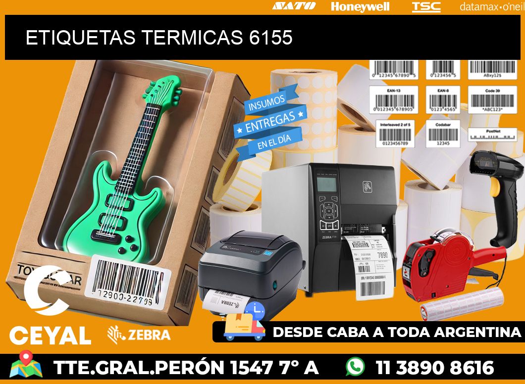 ETIQUETAS TERMICAS 6155