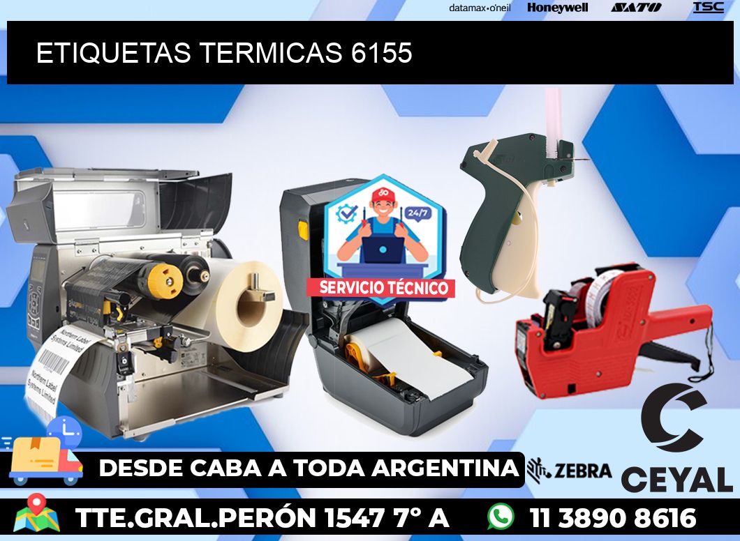 ETIQUETAS TERMICAS 6155