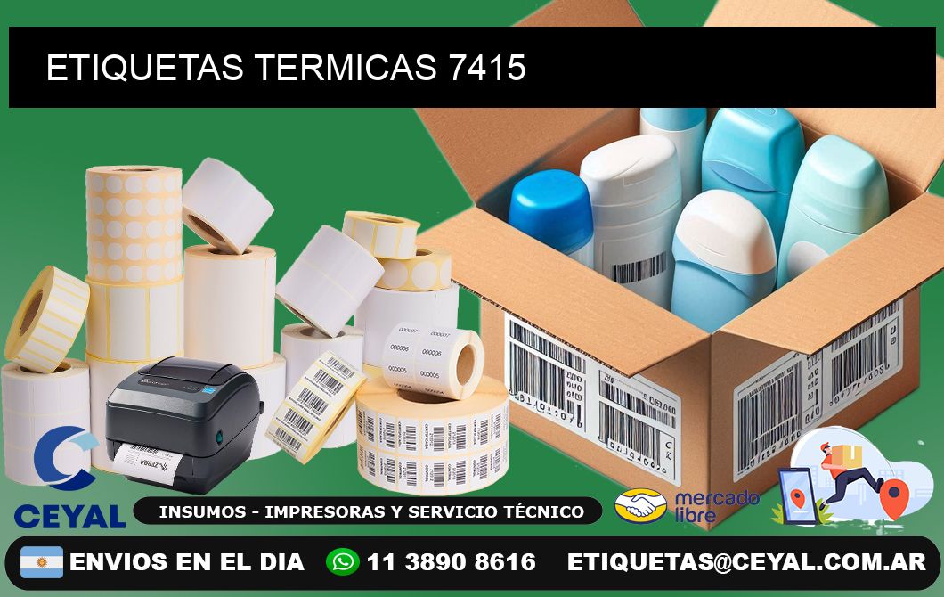 ETIQUETAS TERMICAS 7415