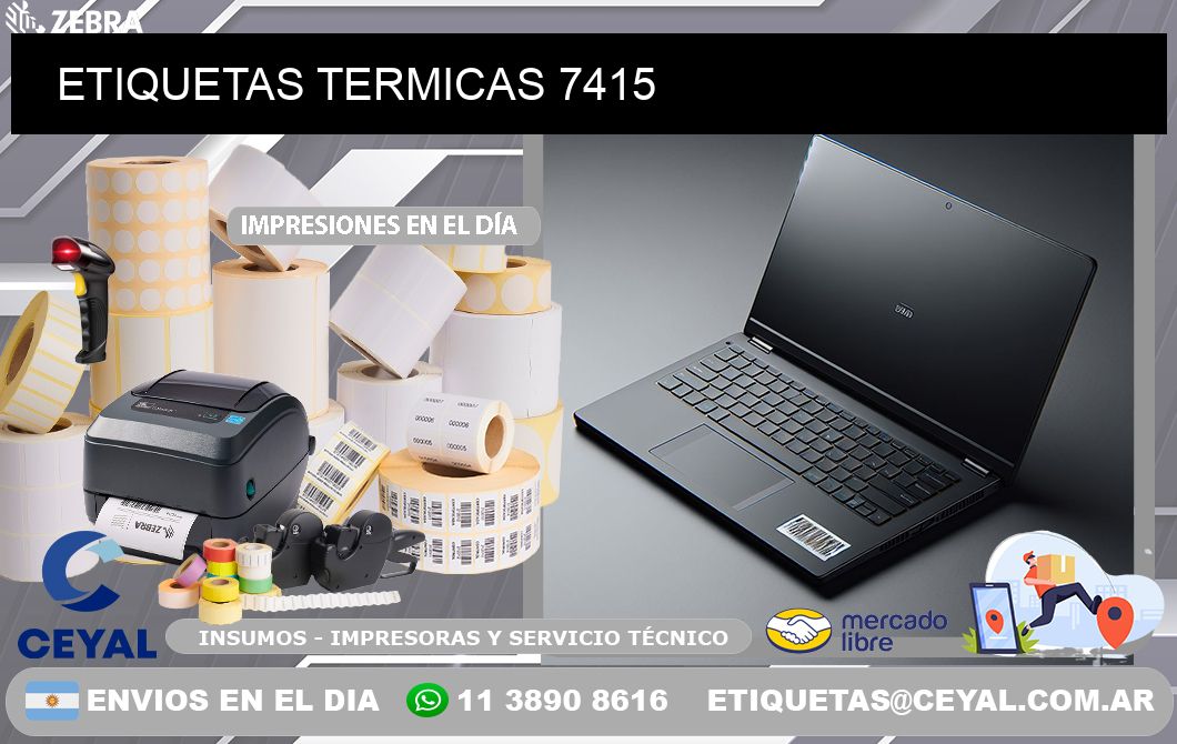 ETIQUETAS TERMICAS 7415