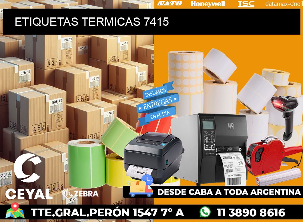 ETIQUETAS TERMICAS 7415