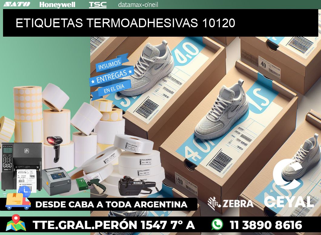 ETIQUETAS TERMOADHESIVAS 10120