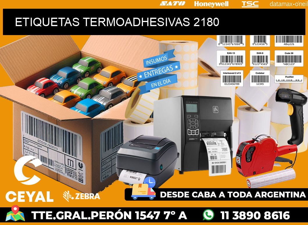 ETIQUETAS TERMOADHESIVAS 2180