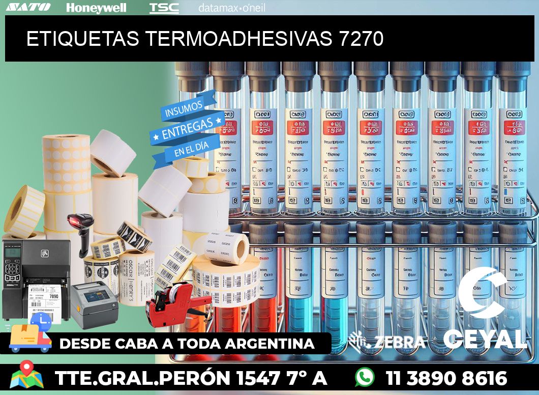 ETIQUETAS TERMOADHESIVAS 7270