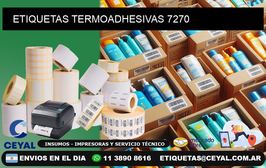 ETIQUETAS TERMOADHESIVAS 7270