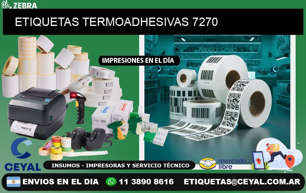 ETIQUETAS TERMOADHESIVAS 7270