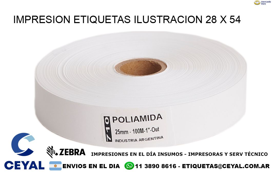 IMPRESION ETIQUETAS ILUSTRACION 28 x 54