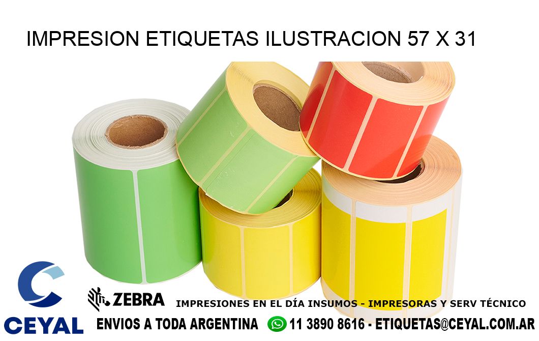 IMPRESION ETIQUETAS ILUSTRACION 57 x 31