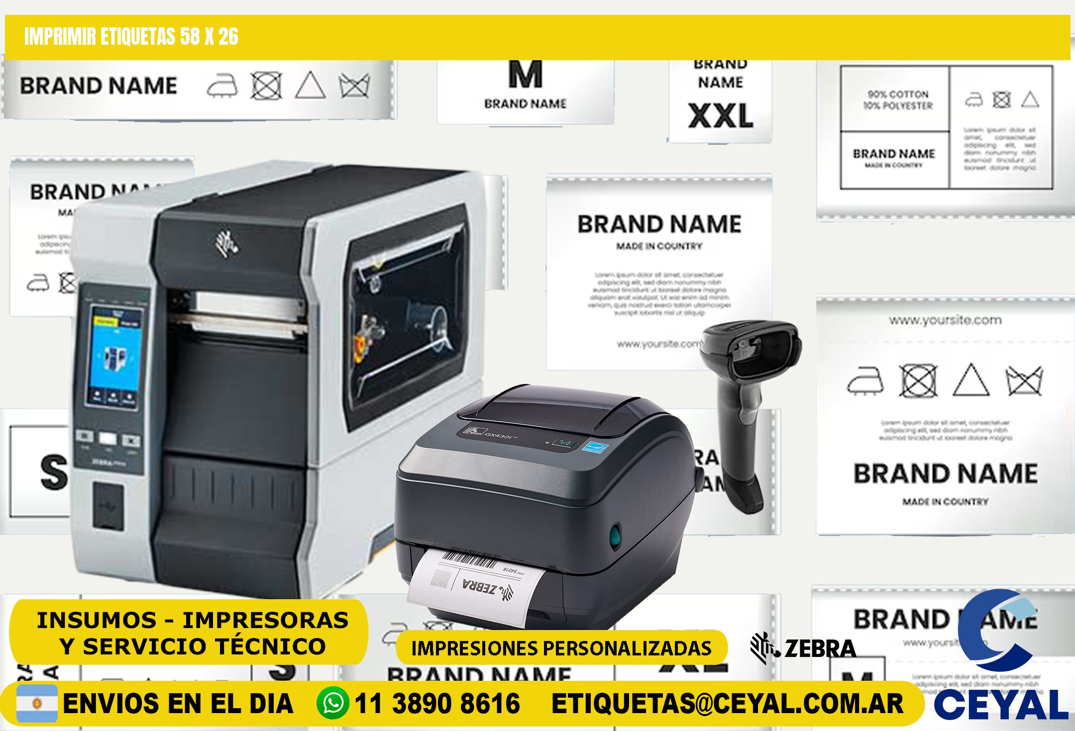 IMPRIMIR ETIQUETAS 58 x 26