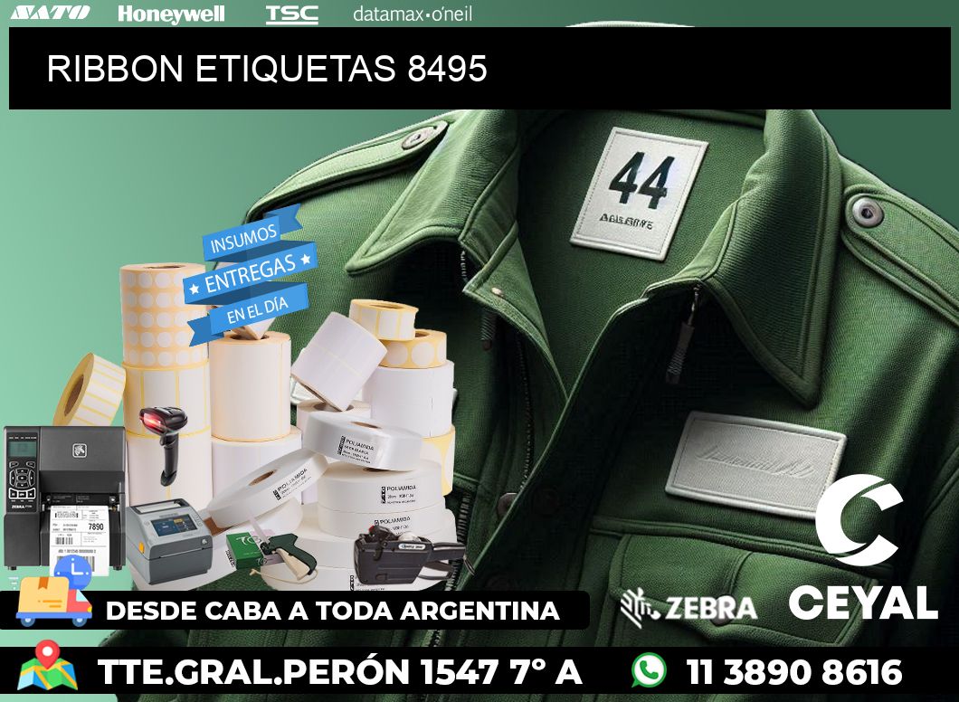 RIBBON ETIQUETAS 8495