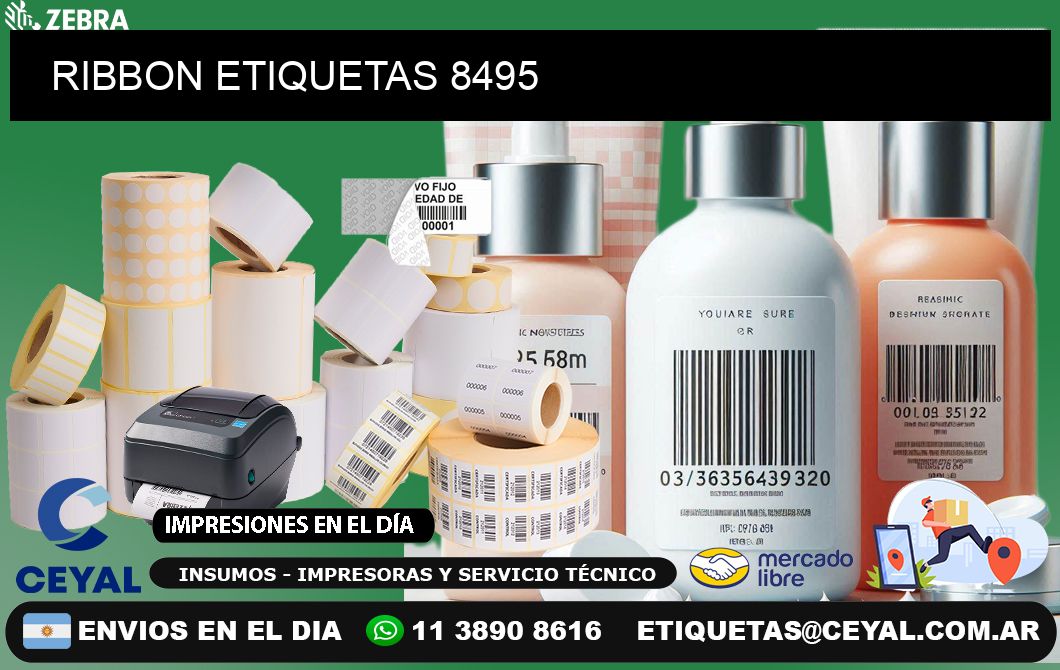 RIBBON ETIQUETAS 8495