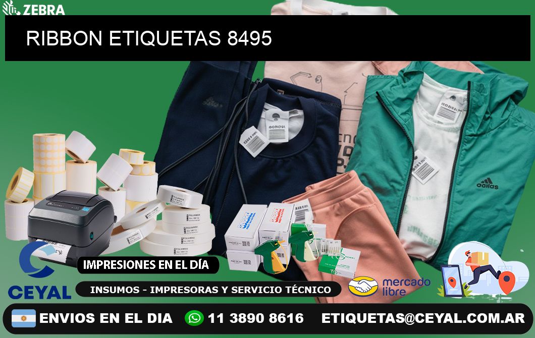 RIBBON ETIQUETAS 8495