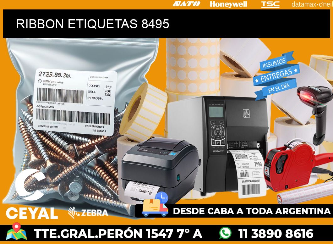 RIBBON ETIQUETAS 8495