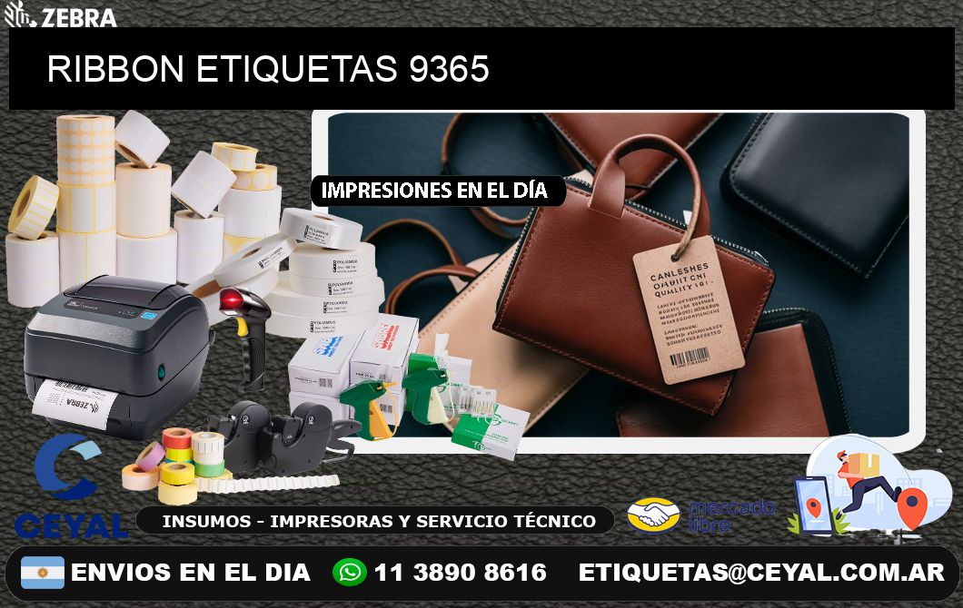 RIBBON ETIQUETAS 9365