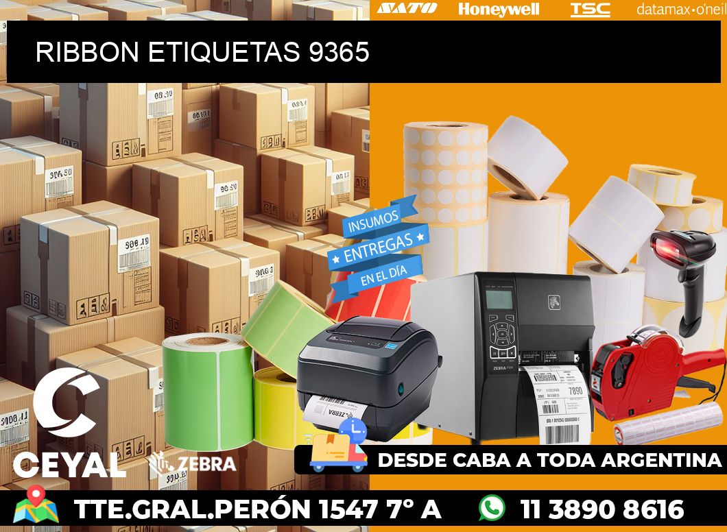 RIBBON ETIQUETAS 9365