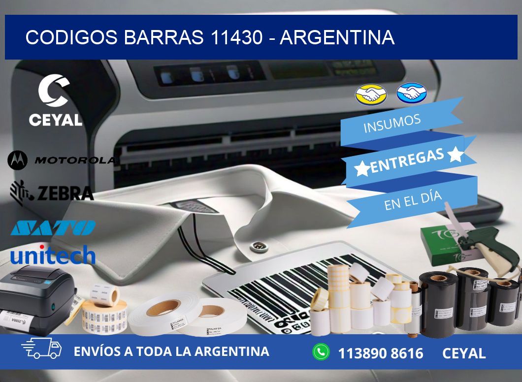 CODIGOS BARRAS 11430 - ARGENTINA