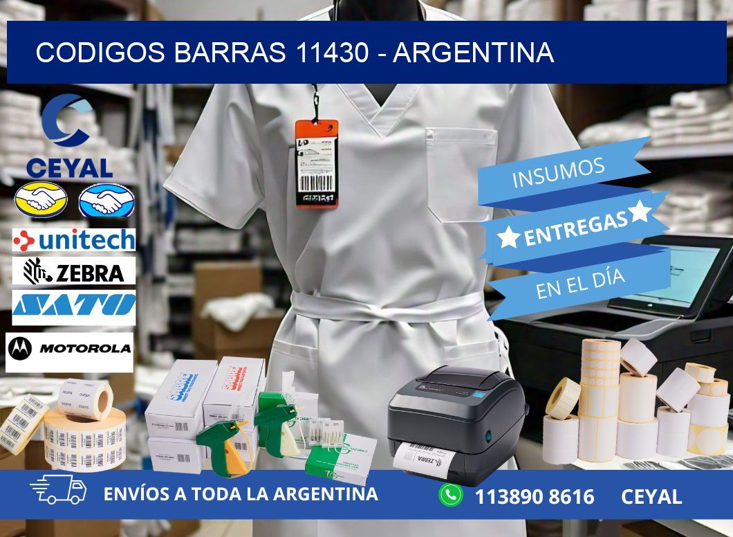 CODIGOS BARRAS 11430 - ARGENTINA