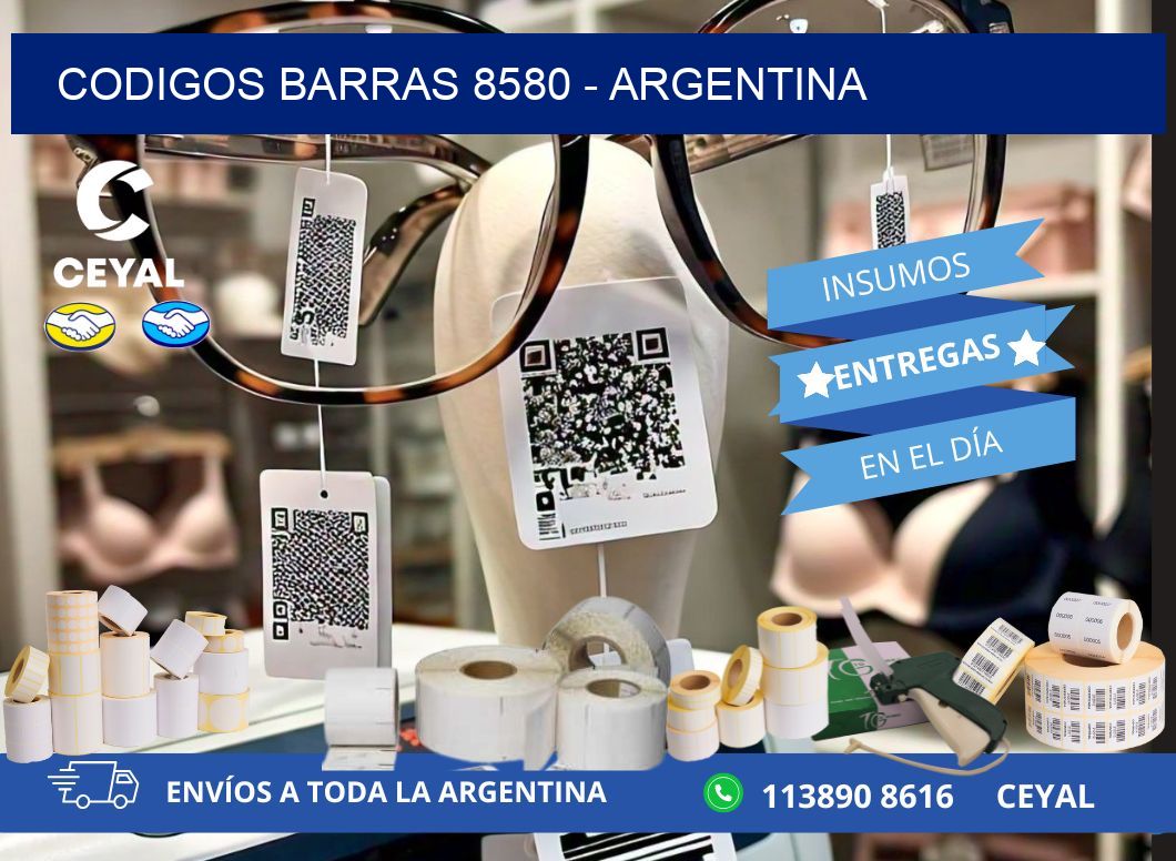 CODIGOS BARRAS 8580 - ARGENTINA