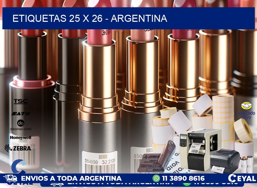 ETIQUETAS 25 x 26 – ARGENTINA