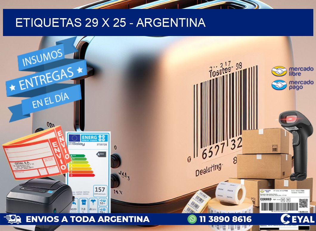 ETIQUETAS 29 x 25 - ARGENTINA