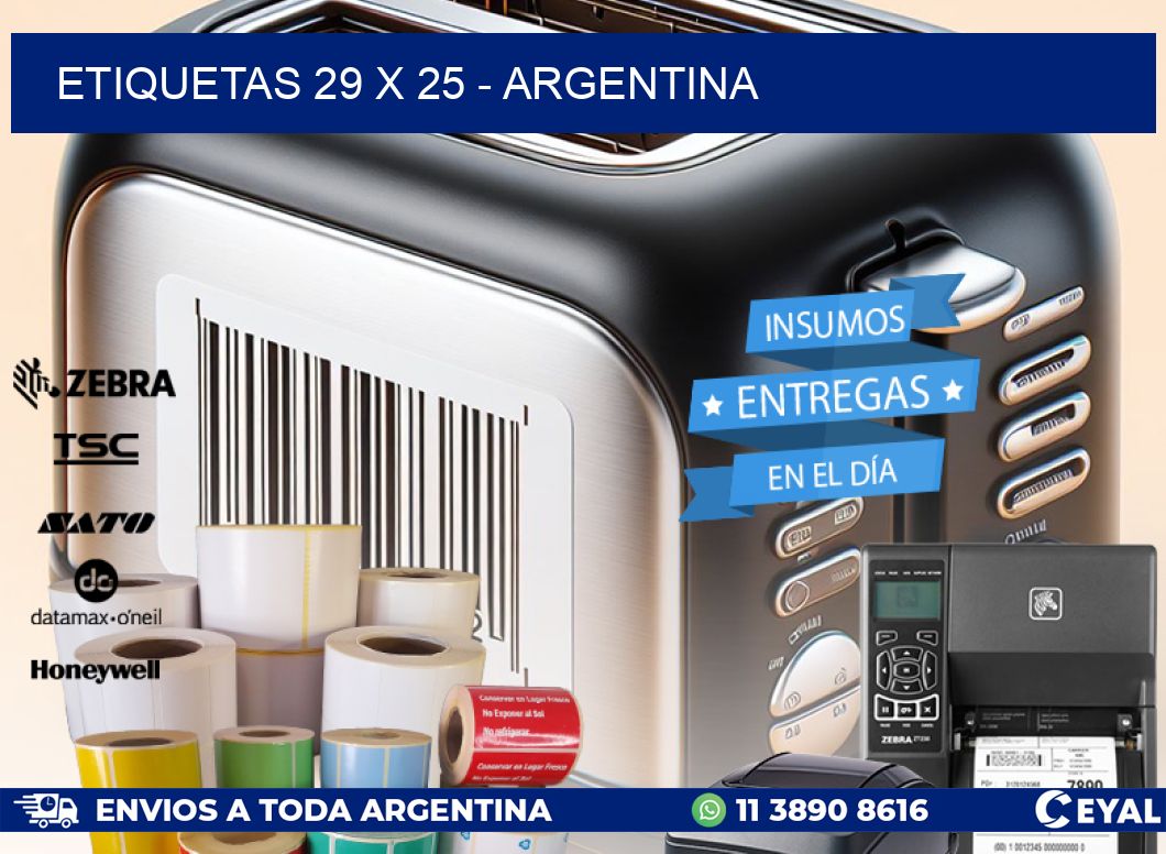 ETIQUETAS 29 x 25 - ARGENTINA